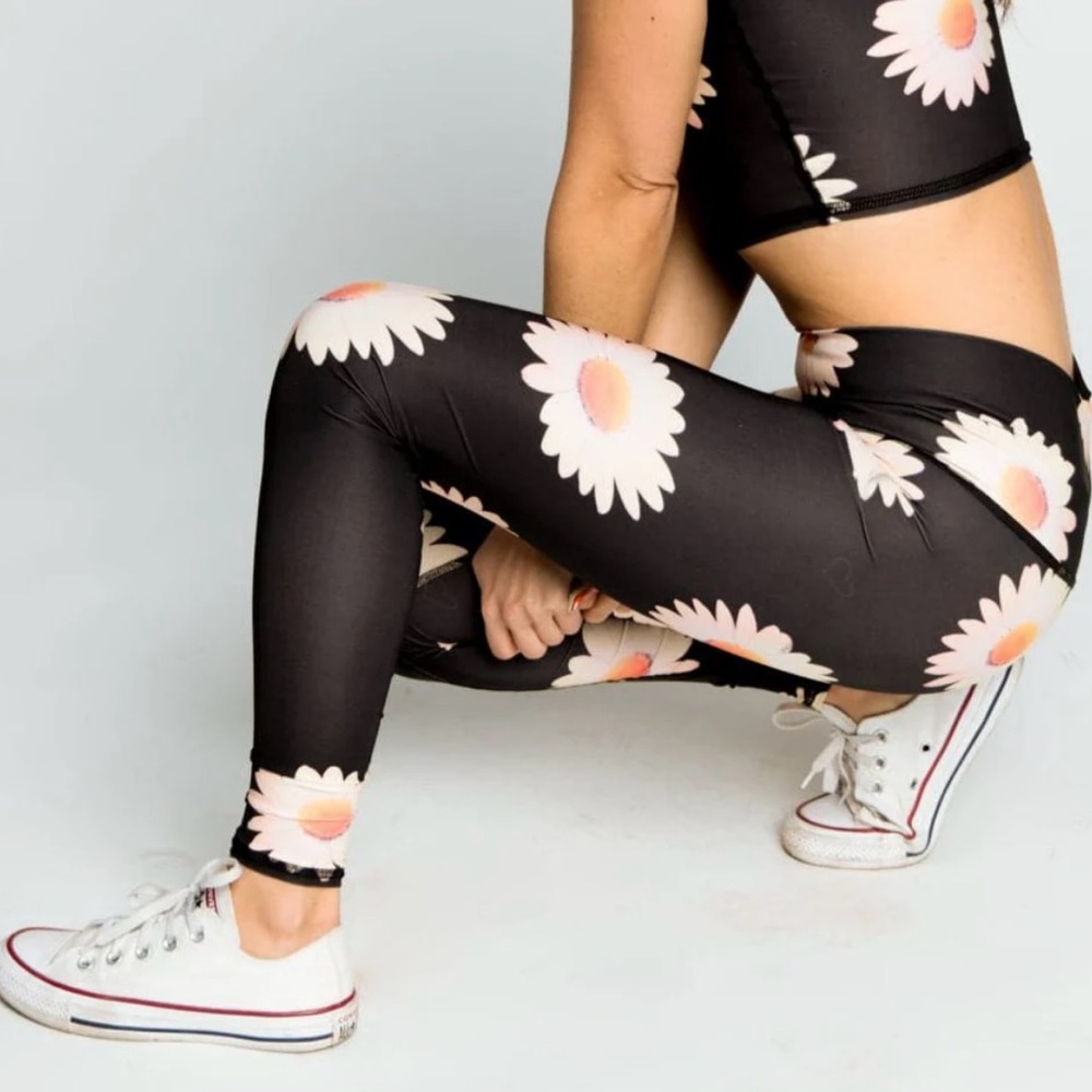 Teeki Daisy Print Leggings